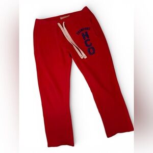 Y2K red Hollister flare sweatpants